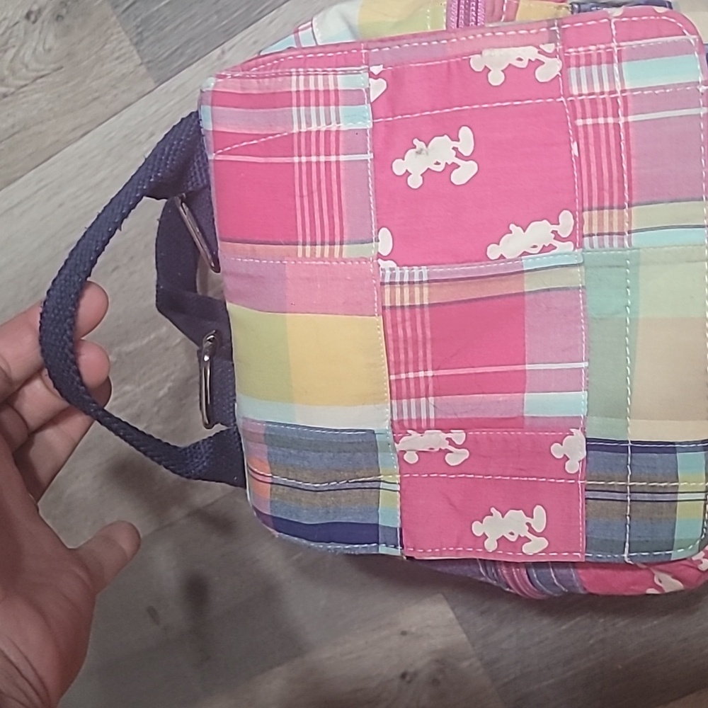 Disney Store Madras Patchwork Mickey Mouse Backpa… - image 6